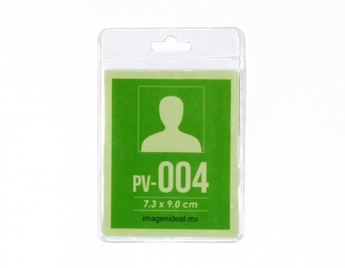 [PV-004] Portagafete vinil 7.3 x 9