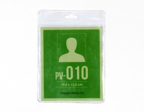 [PV-010] Portagafete vinil 10 x 12