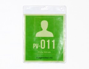 [PV-011] Portagafete vinil 11.3 x 13.3