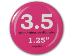 Botón Circular 3.5 cm