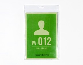 [PV-012] Portagafete vinil 10 x 14.5