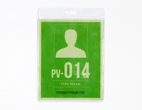 [PV-014] Portagafete vinil 11.5 x 14.5